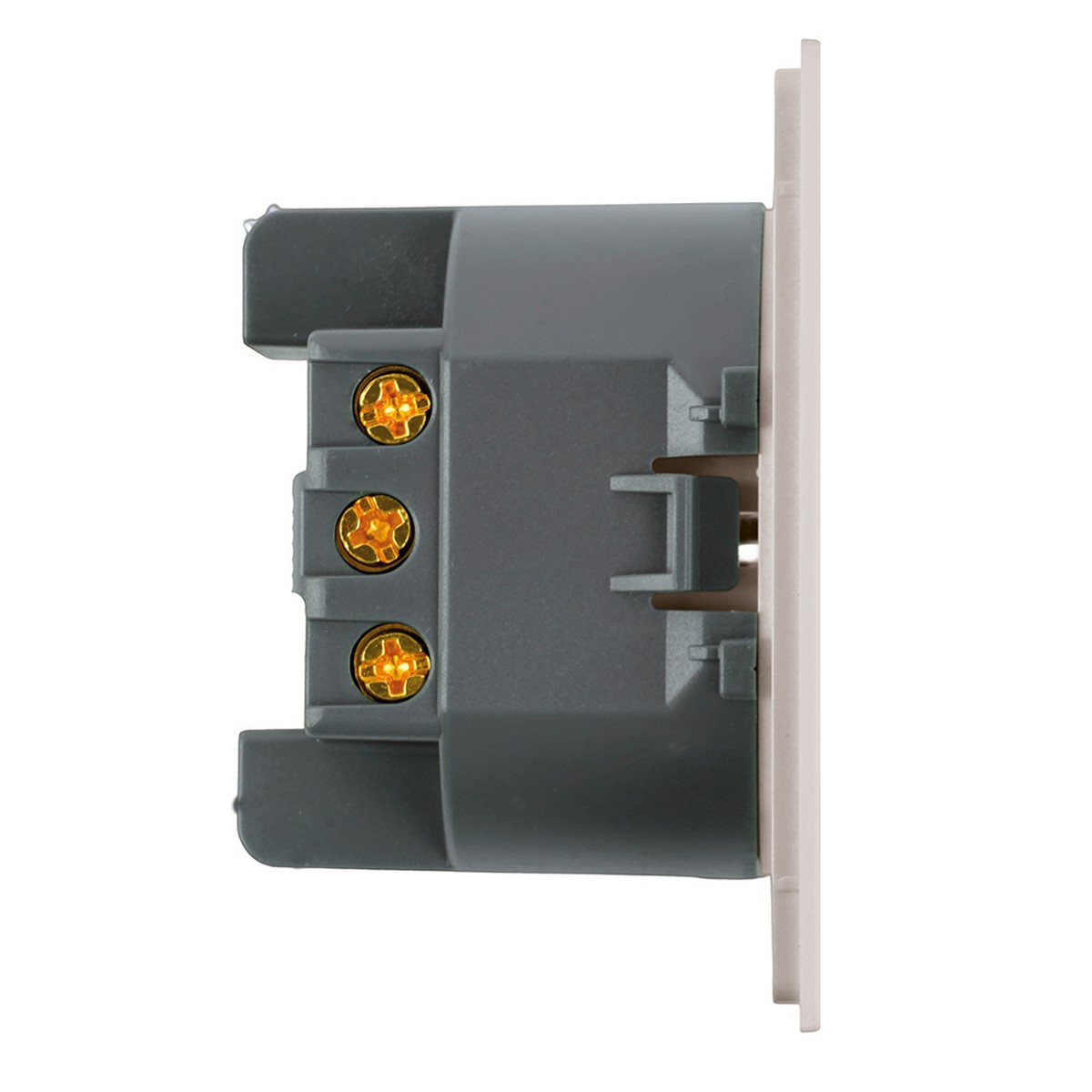 Мия - Розетки и выключатели Stekker Розетка 1-местная с защитной шторкой с/з STEKKER Мия RST16-3110-08 пудровый жемчуг 50484