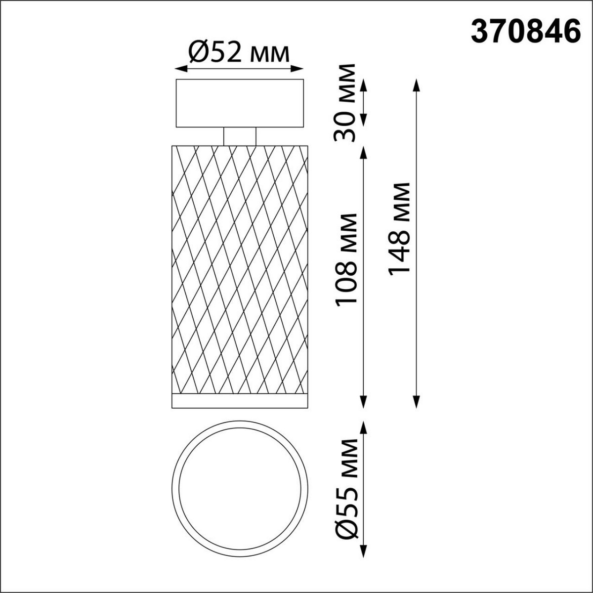 Накладные светодиодные светильники Светильник накладной NOVOTECH 370846 BRILL 