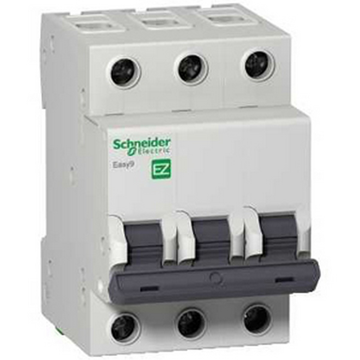 3 полюсные (трехполюсные) Автоматический выключатель SCHNEIDER ELECTRIC EASY 9 3P 63A (С) 4,5kA EZ9F34363 