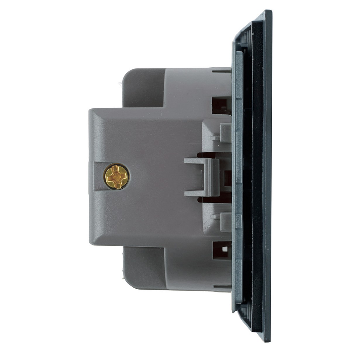 Мия - Розетки и выключатели Stekker Выключатель 1-клавишный самовозвратный STEKKER Мия RSW10-3112-05 черный бархат 50574