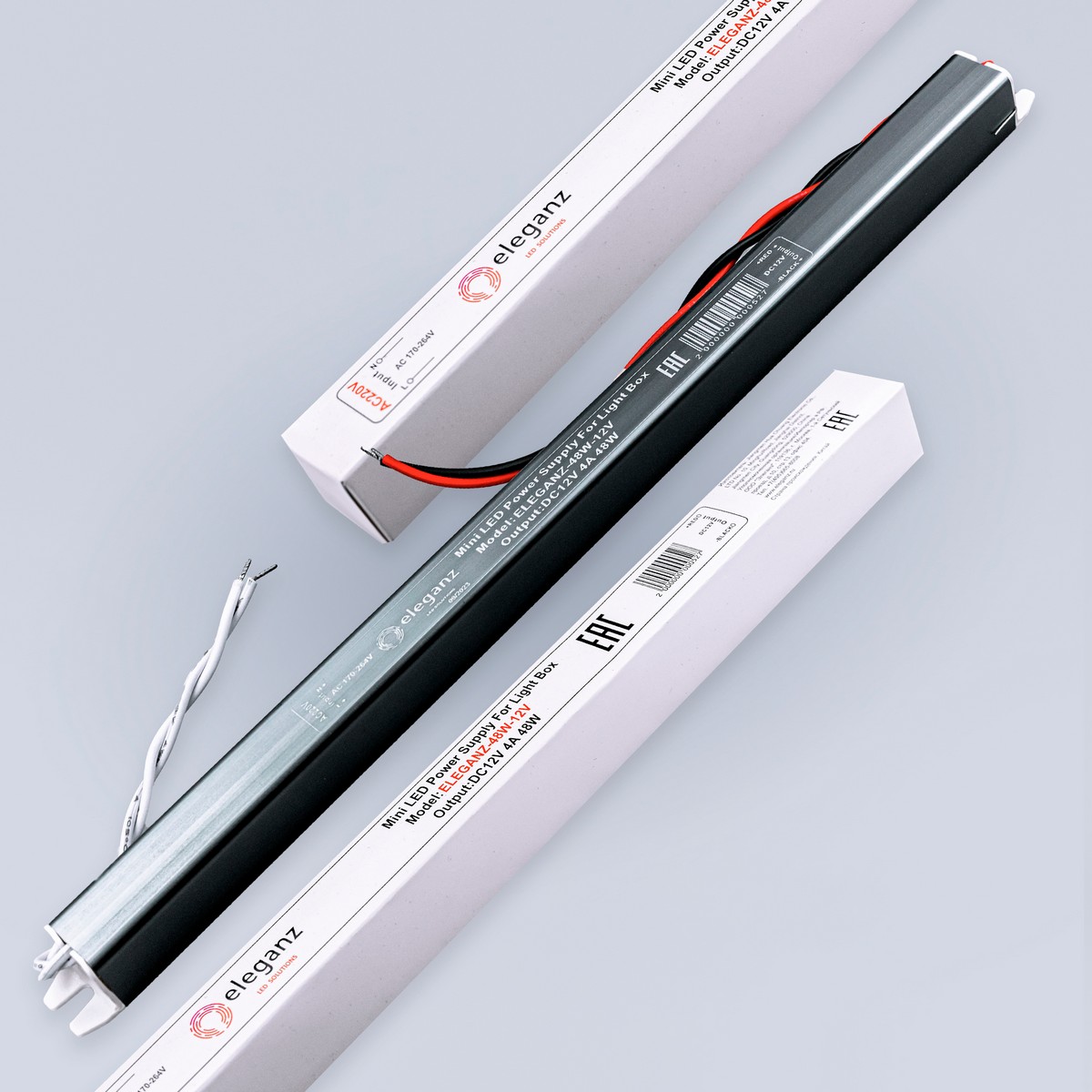 Блоки питания для светодиодной ленты Блок питания для светодиодной ленты Eleganz 12V 48W IP20 карандаш узкий 1102 