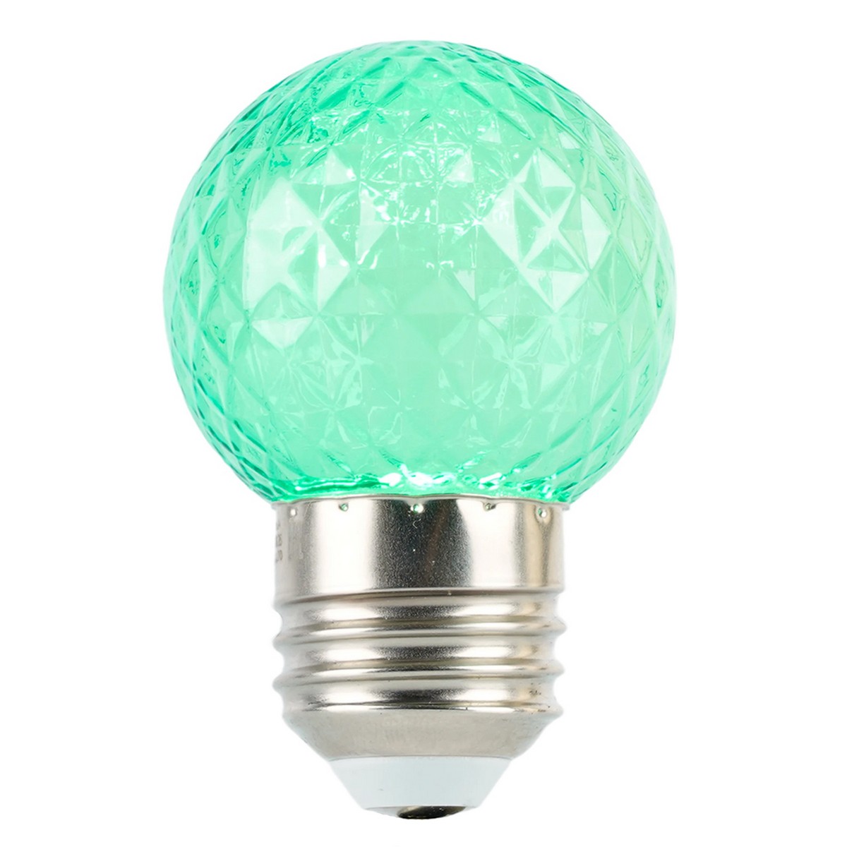 E27 Лампа светодиодная Feron LB-385 Шарик зеленый прозрачный E27 1W 230V 52163 