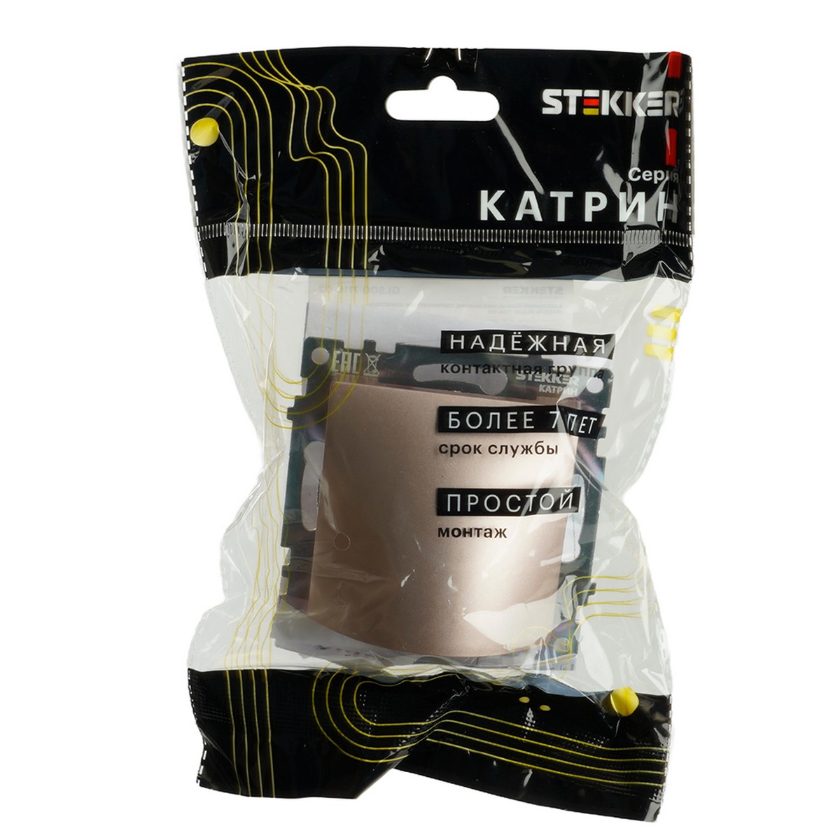 Кабельный вывод STEKKER Катрин золото GLS00-7116-08 49464
