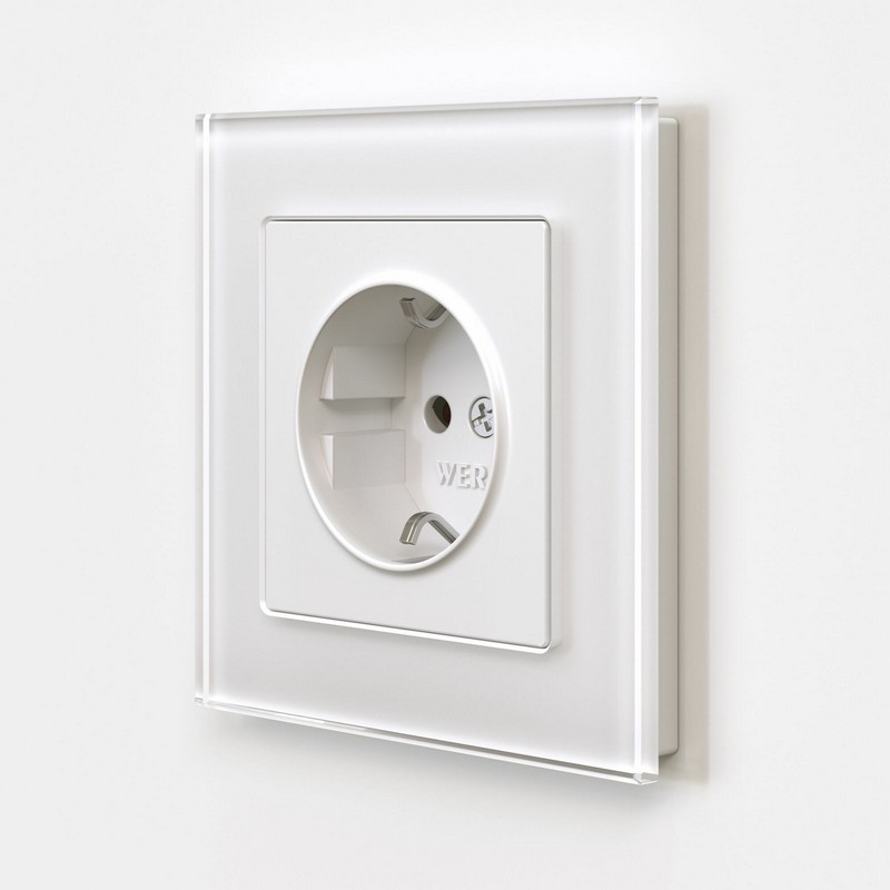 Werkel Белый матовый механизмы Розетка с заземлением Werkel W1171061 белый матовый IP20