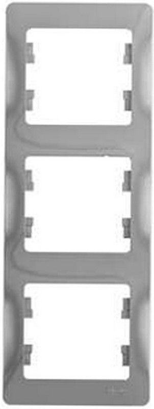 Glossa Алюминий Рамка Systeme Electric Glossa Алюминий 3-я, вертикальная GSL000307