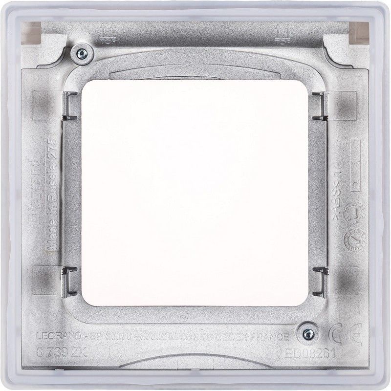 Legrand Inspiria Рамки Рамка Legrand INSPIRIA Антрацит с защитной крышкой IP 44 673923