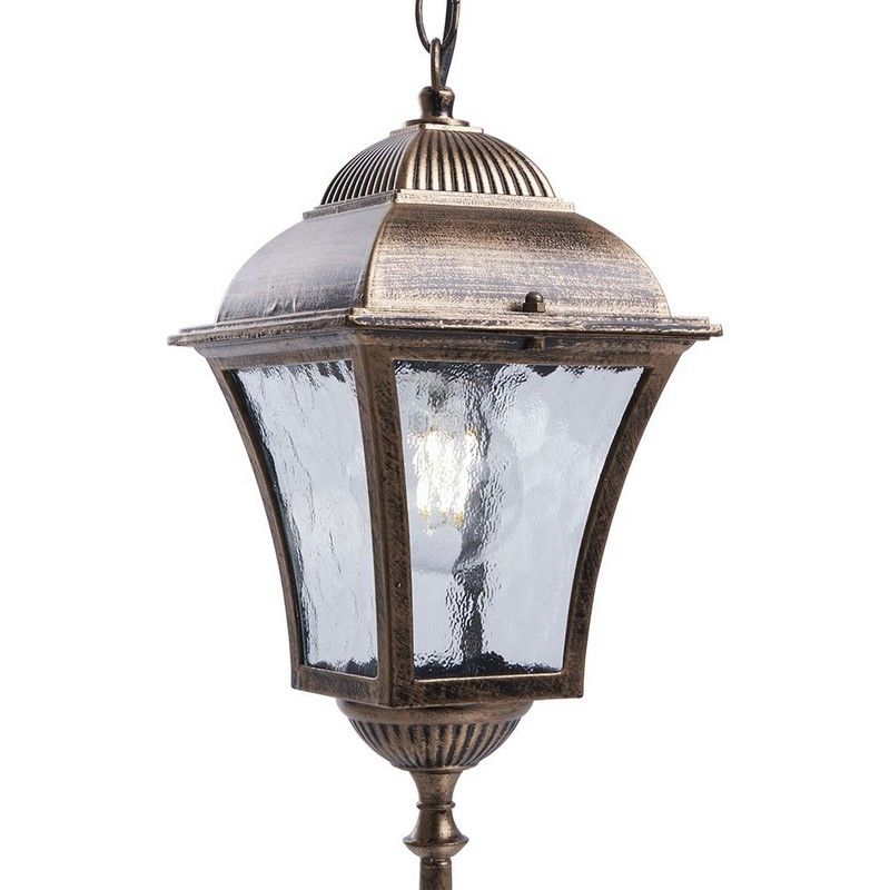 Уличные светильники на цепочке Светильник садово-парковый Feron PL615 на цепочке 60W E27 230V черное золото 11612 