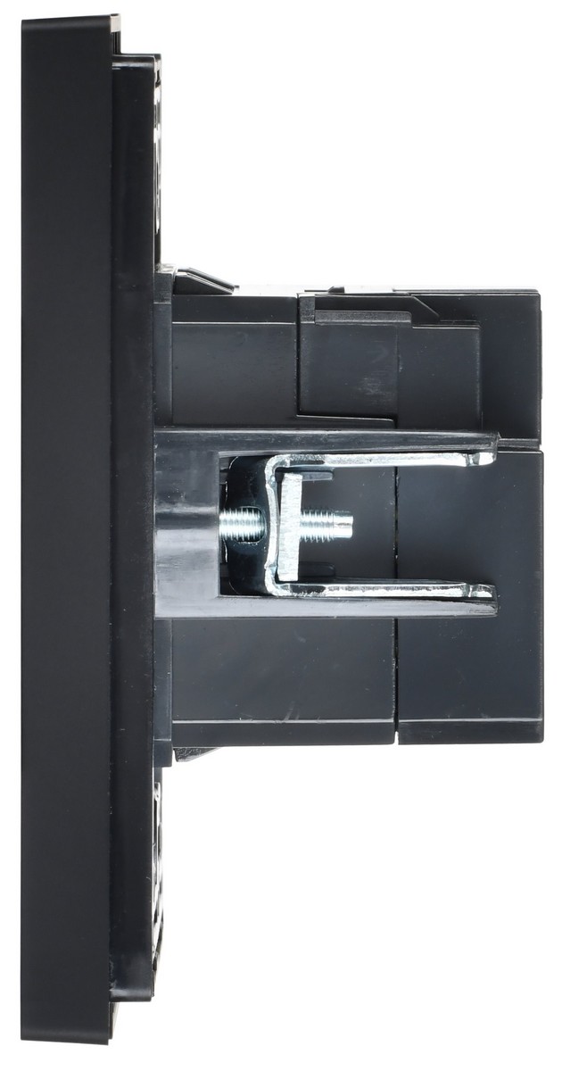 Розетка IEK FORTE&PIANO Черный USB A+A 3,1А FP149