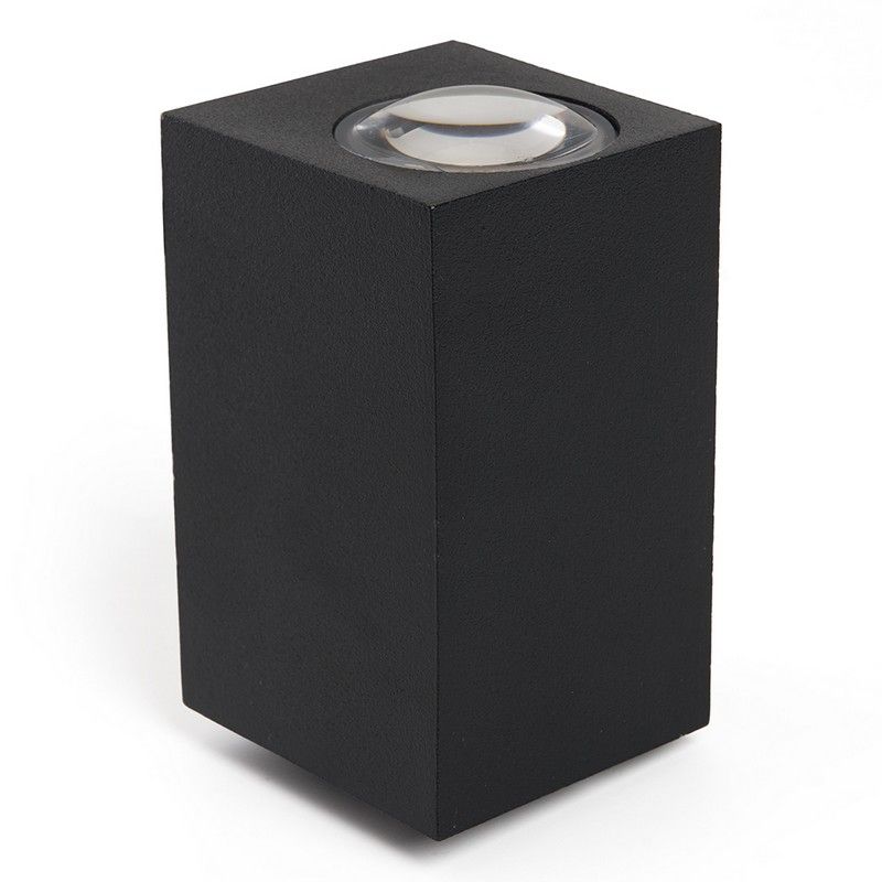 Уличные настенные светильники Светильник уличный светодиодный Feron DH055 2*5W 800Lm 3000K черный 48487 