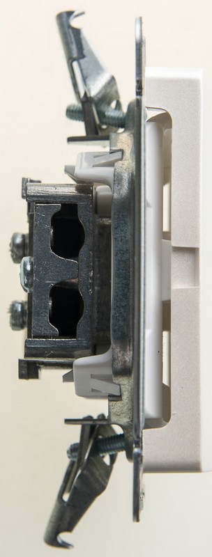 Розетка TV Systeme Electric Glossa Перламутр проходная 4DB механизм GSL000692