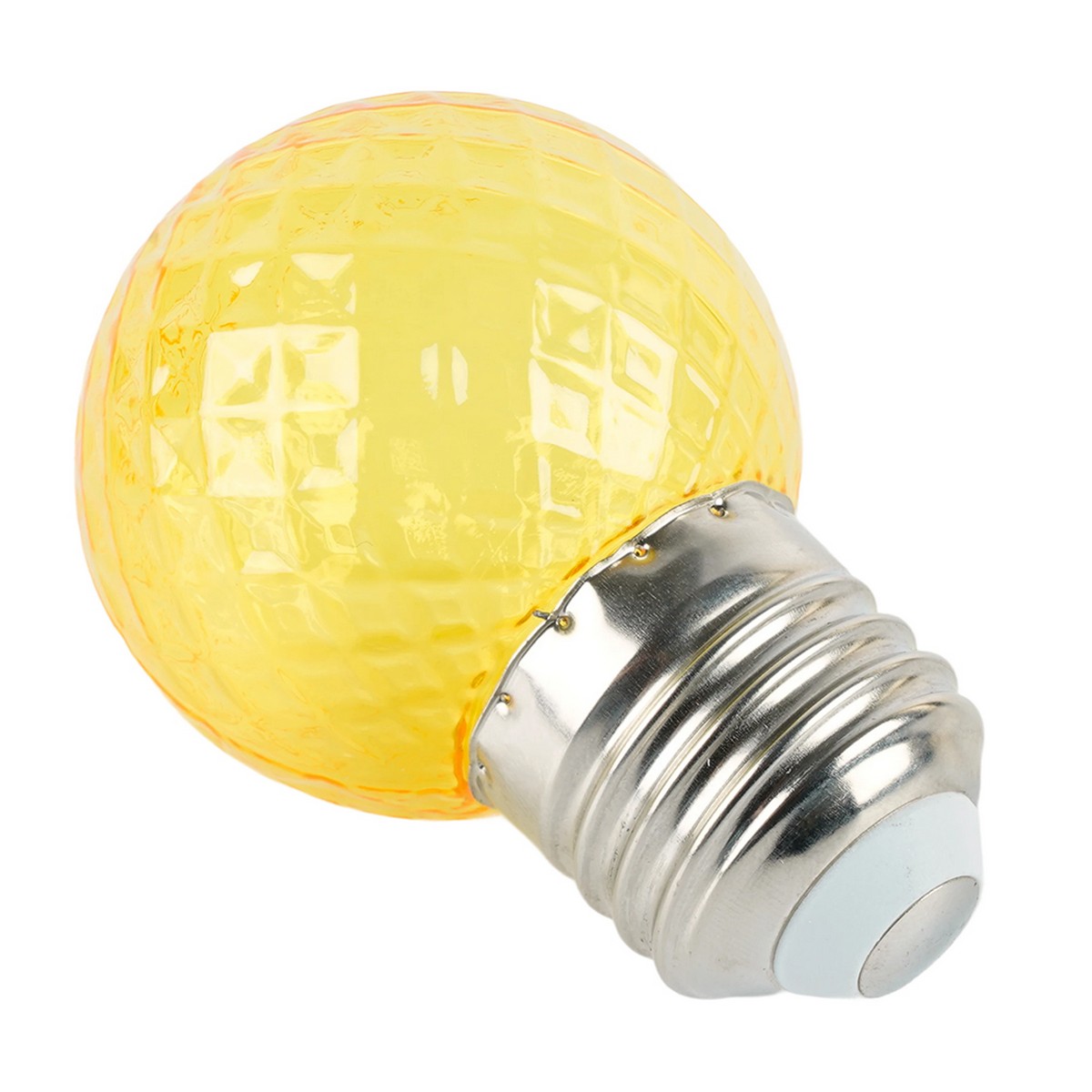 E27 Лампа светодиодная Feron LB-385 Шарик желтый прозрачный E27 1W 230V 52161 