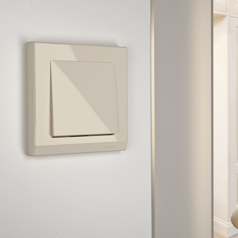 Werkel Слоновая кость механизмы Выключатель Werkel одноклавишный проходной (слоновая кость) W1112003