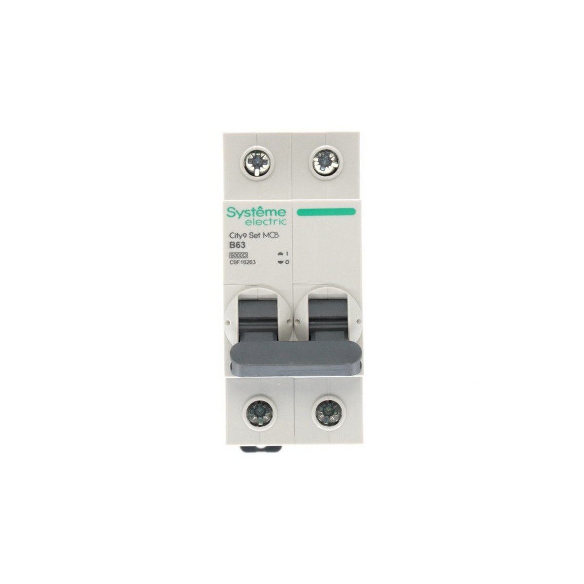 Автоматический выключатель Systeme Electric City9 Set (АВ) B 63А 2P 6kA C9F16263