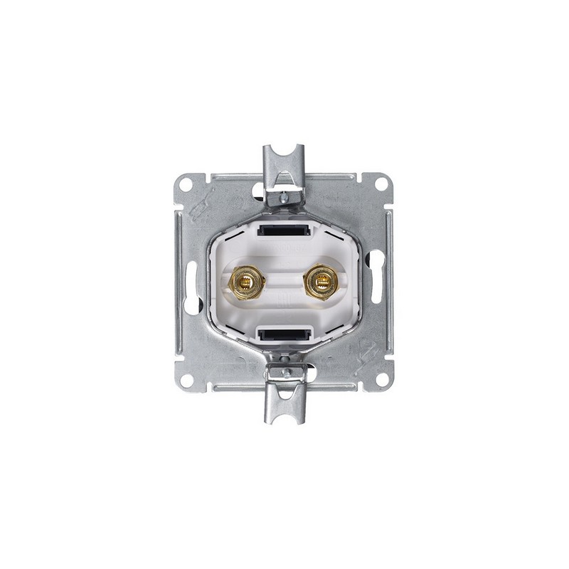 Аудиорозетка Systeme Electric AtlasDesign Грифель двухместная ATN000787