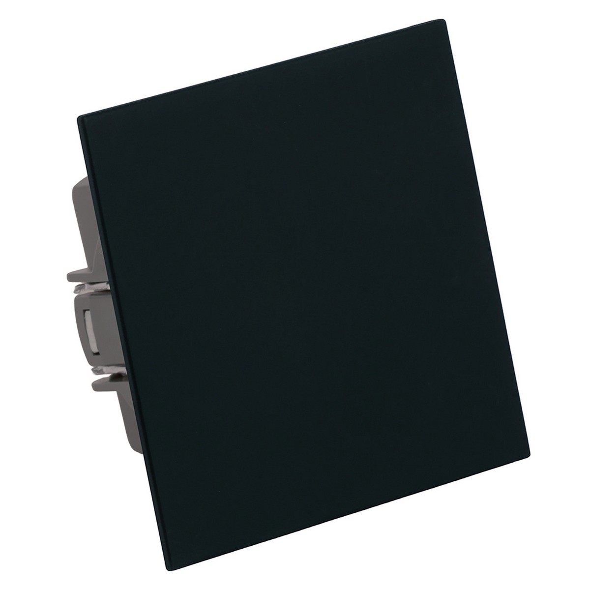 Мия - Розетки и выключатели Stekker Выключатель 1-клавишный STEKKER Мия RSW10-3103-05 черный бархат 50442