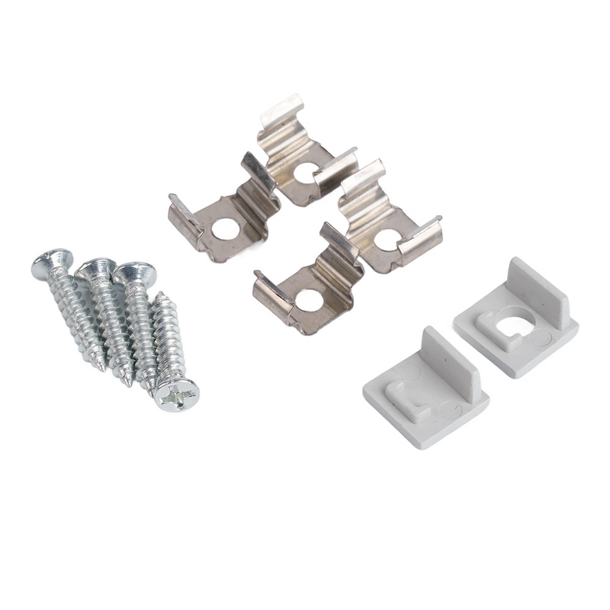 Профиль и крепеж для светодиодной ленты Профиль Feron CAB243 алюминиевый накладной 10х10мм серебро 52151 