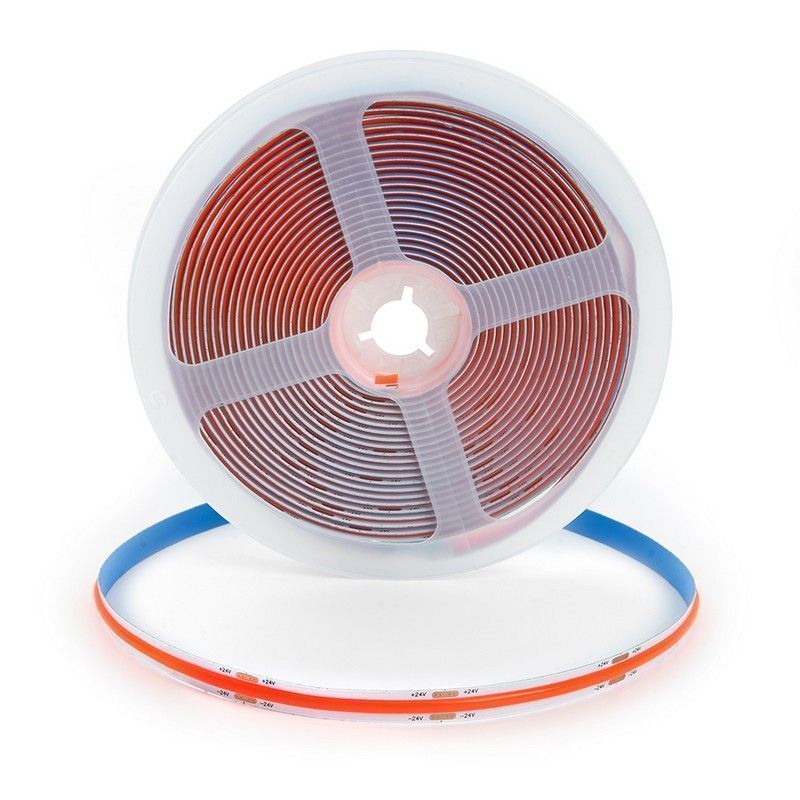 Светодиодная лента красная Лента светодиодная Feron LS530 COB 320SMD(2110)/м 8Вт/м 24V красный IP20 5 метров 48266 