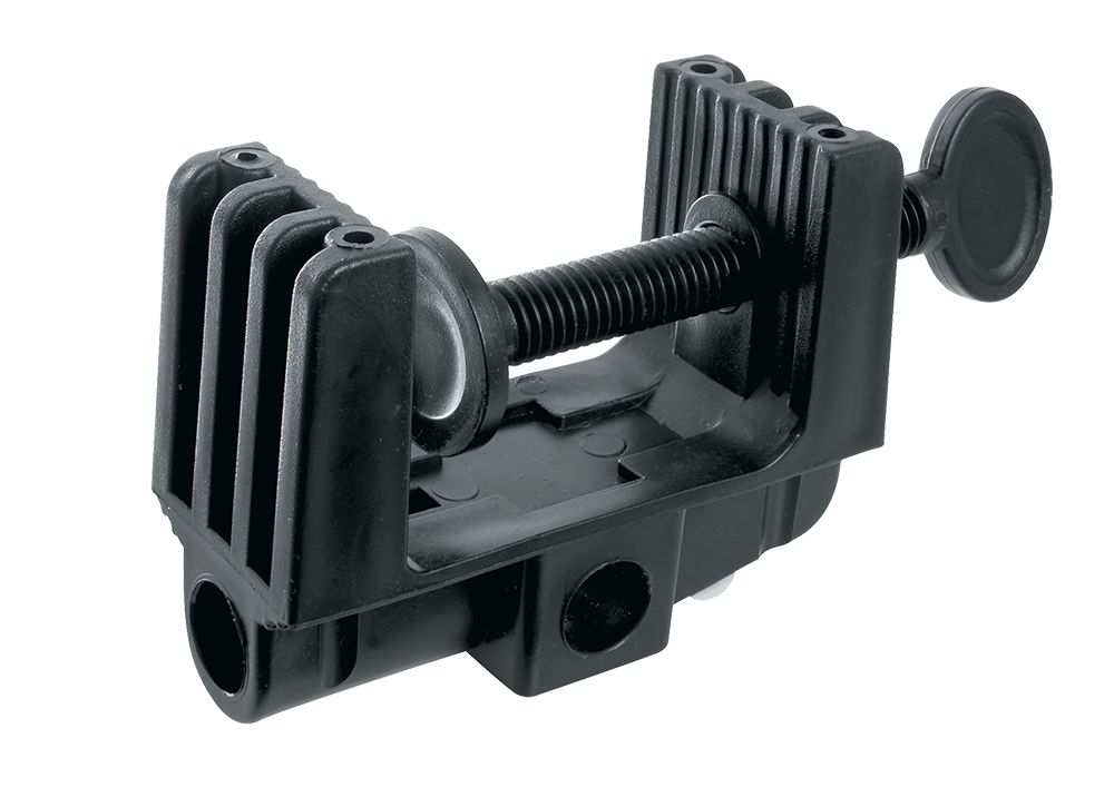 Настольные лампы Настольная лампа Feron DE1430 60W 230V под лампу E27 на струбцине черный 24233 