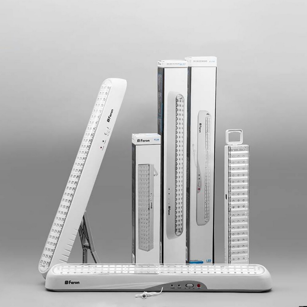 Светильник аккумуляторный Feron EL19 60 LED DC белый 12902