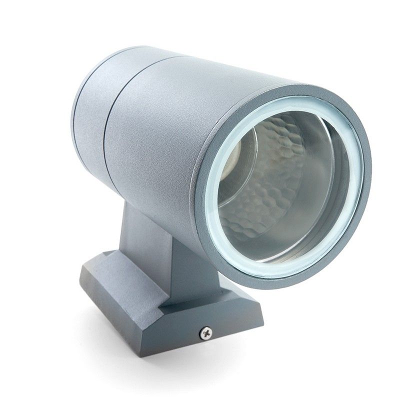 Уличные настенные светильники Светильник садово-парковый Feron DH0701  на стену вверх  E27 230V серый 06297 