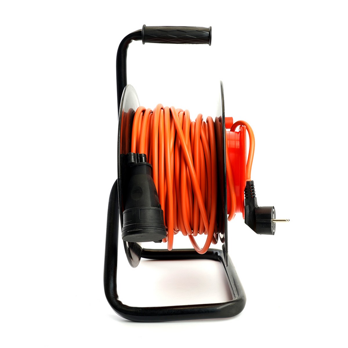 Колодки и удлинители, тройники Удлинитель на катушке Stekker STD04-10-50 Standart (UG) 1-местный с/з 3*1,5, 50м IP44 50176 