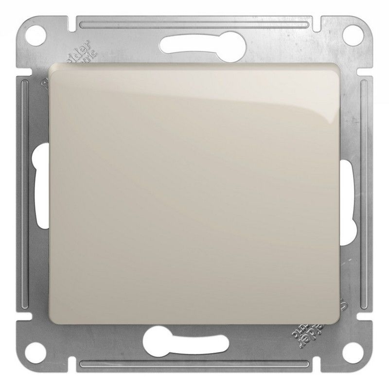 Glossa Молочный Кнопка нажимная Systeme Electric Glossa Молочная GSL000915