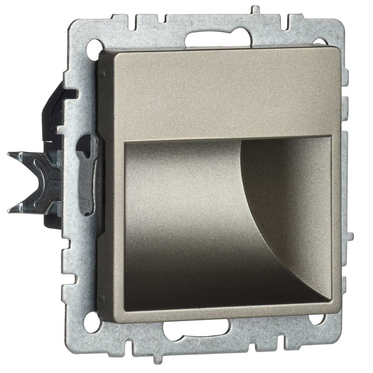 IEK Brite Шампань Подсветка IEK BRITE LED встраиваемая ПЛ20-БрШ шампань BR-FL20-K37