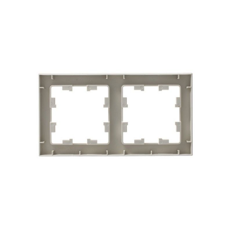 AtlasDesign Бежевый Рамка Systeme Electric AtlasDesign бежевый 2-ая, универсальная ATN000202