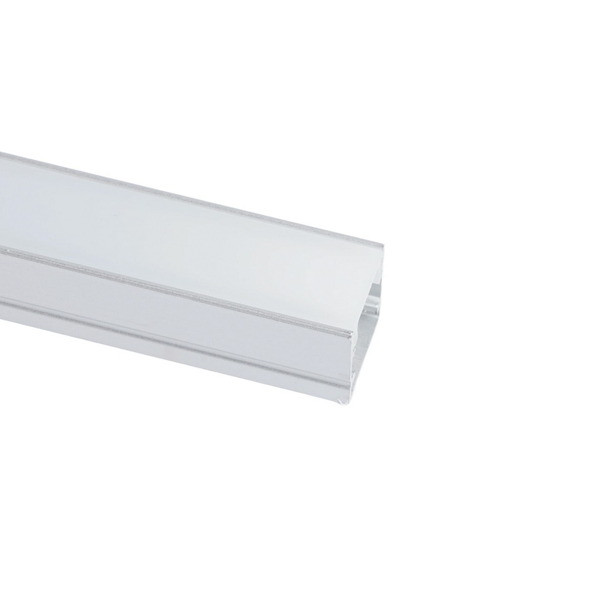 Профиль и крепеж для светодиодной ленты Профиль Feron CAB243 алюминиевый накладной 10х10мм серебро 52151 