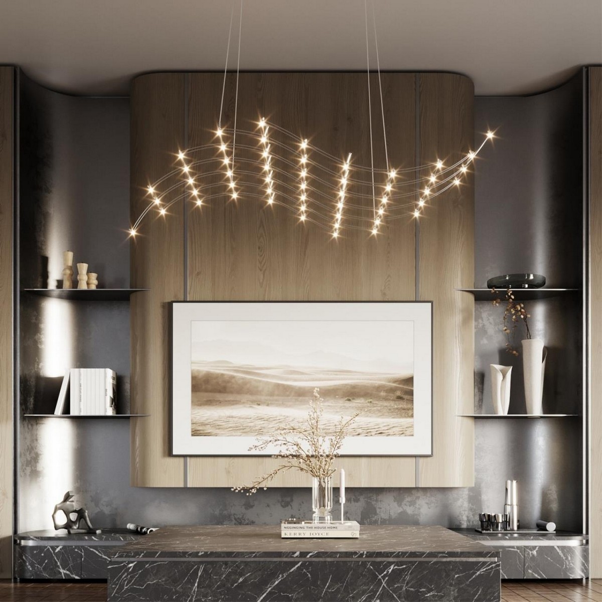 Люстры Подвесной светильник ODEON LIGHT 7057/45L WELKIN LED 