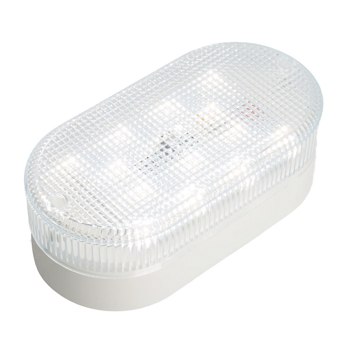 Светодиодные светильники ЖКХ Светильник светодиодный пылевлагозащищенный Feron серии TR Овал 12Вт 4000К призма IP53 51511 