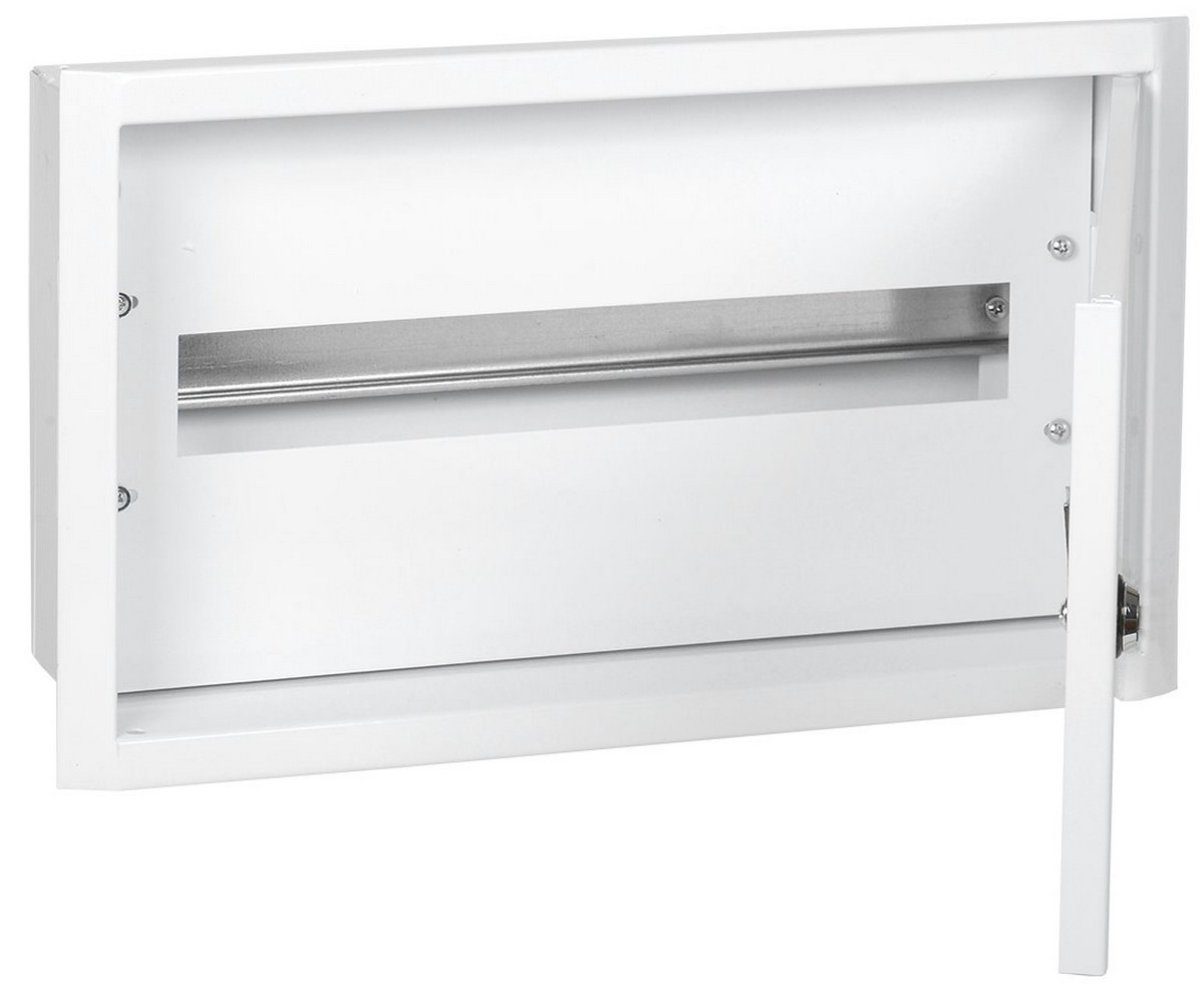 Металлические щиты и корпуса Корпус металлический IEK TITAN 3 ЩРв-18 (265х440х120мм) IP31 белый MKM14-V-18-31-TW 