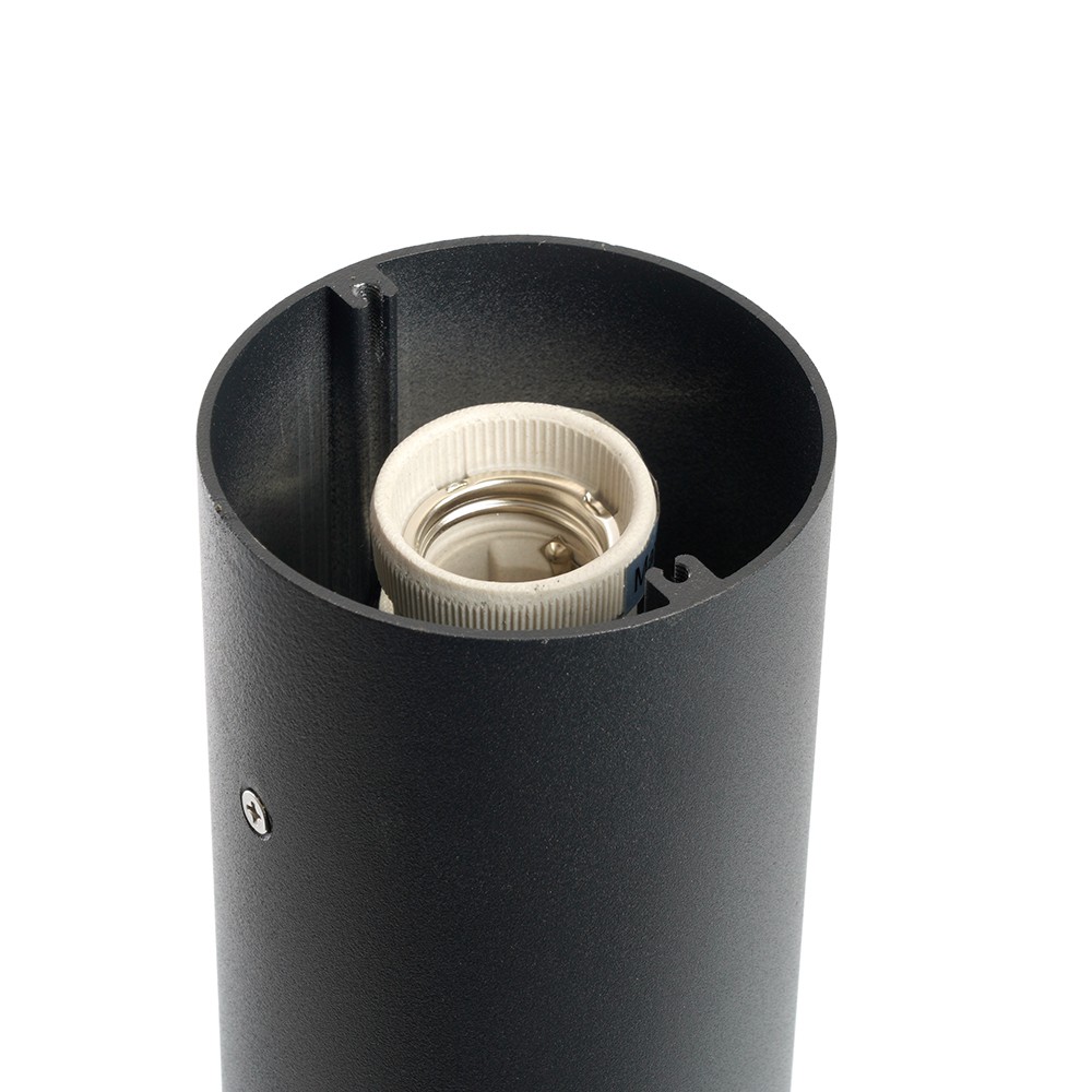 Уличные светильники столб Светильник садово-парковый Feron DH0809 столб E27 230V черный 48341 