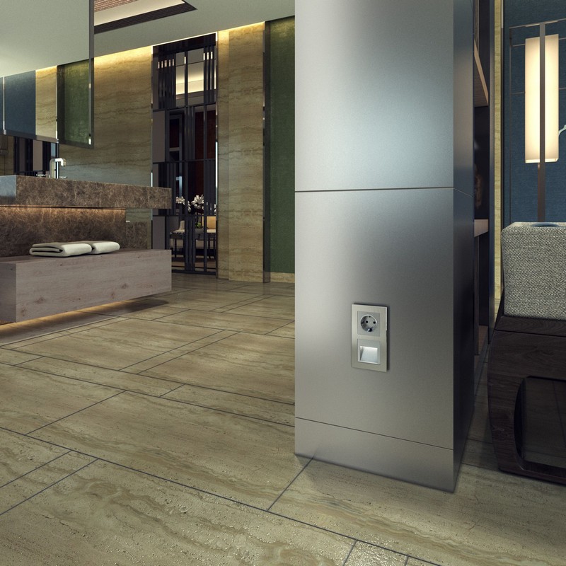 Werkel Серебряный механизмы Розетка Werkel с заземлением, безвинтовой зажим (серебряный) W1171306