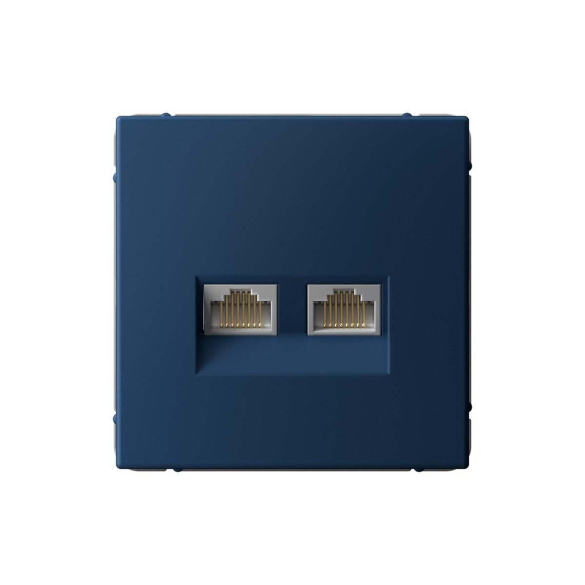 ArtGallery Аквамарин Розетка компьютерная Systeme Electric ArtGallery Аквамарин двойная RJ45+RJ45, кат. 5е,