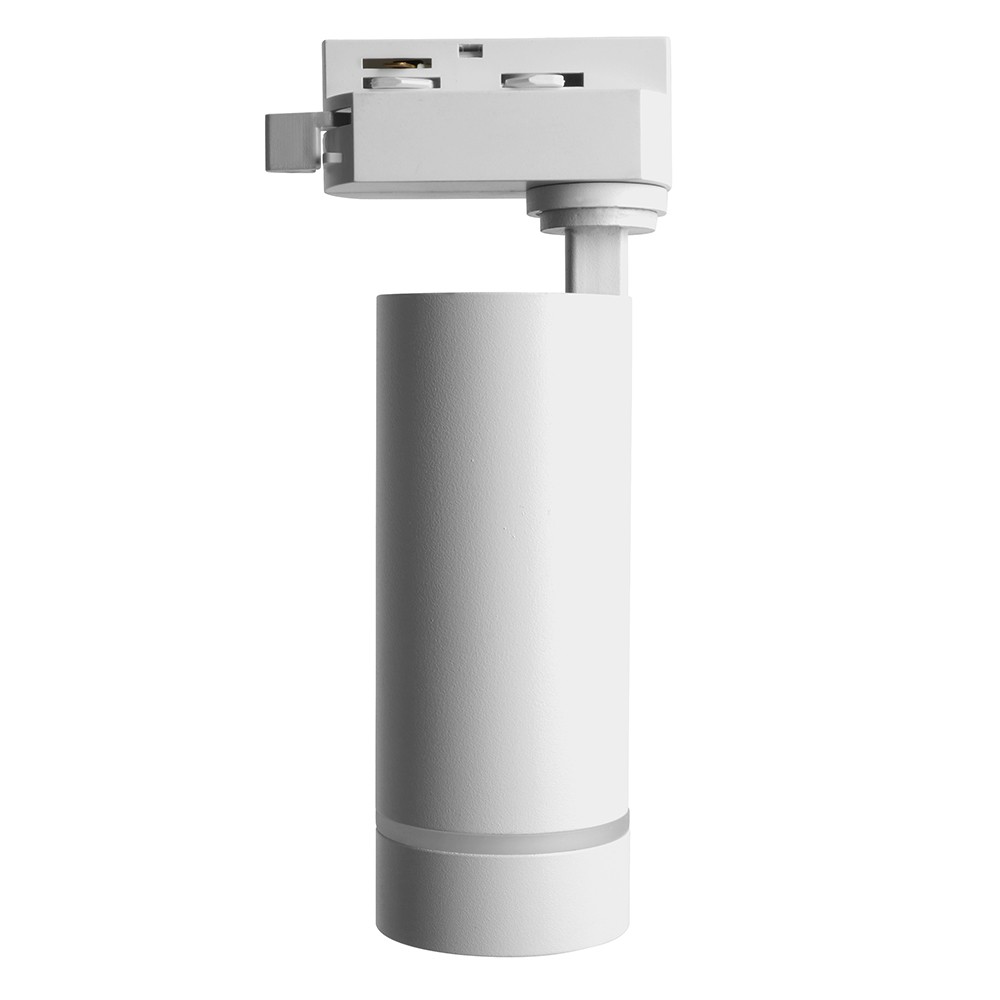 Трековые светодиодные светильники Светодиодный светильник Feron AL106 трековый на шинопровод 12W 4000K 80 градусов белый 32444 