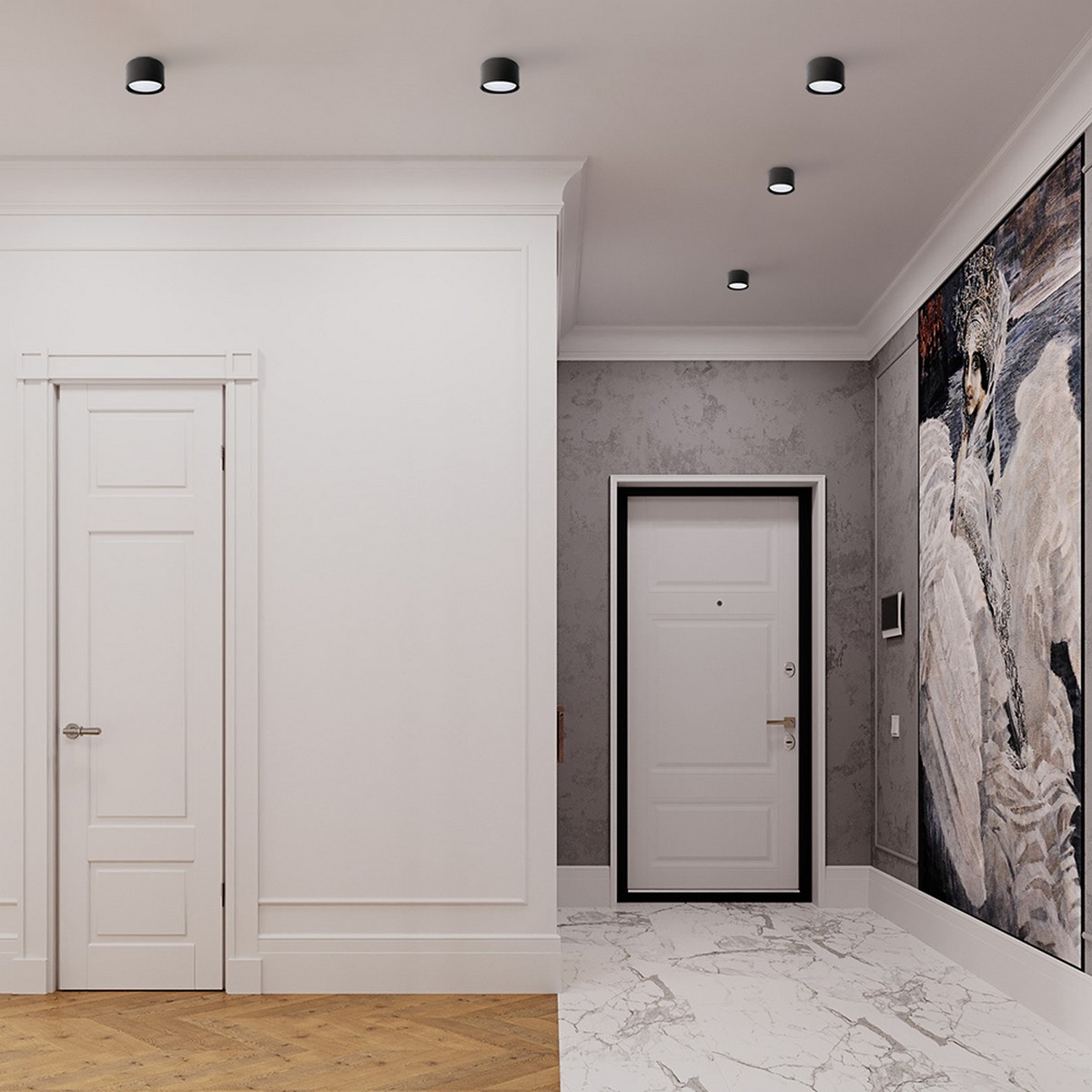 Светильники споты светодиодные Светильник спот потолочный Feron HL359 12W GX53 черный 41991 