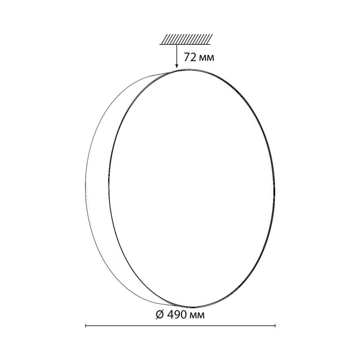 Накладные светодиодные светильники Настенно-потолочный светильник СОНЕКС 7780/ELN OPTIMA 