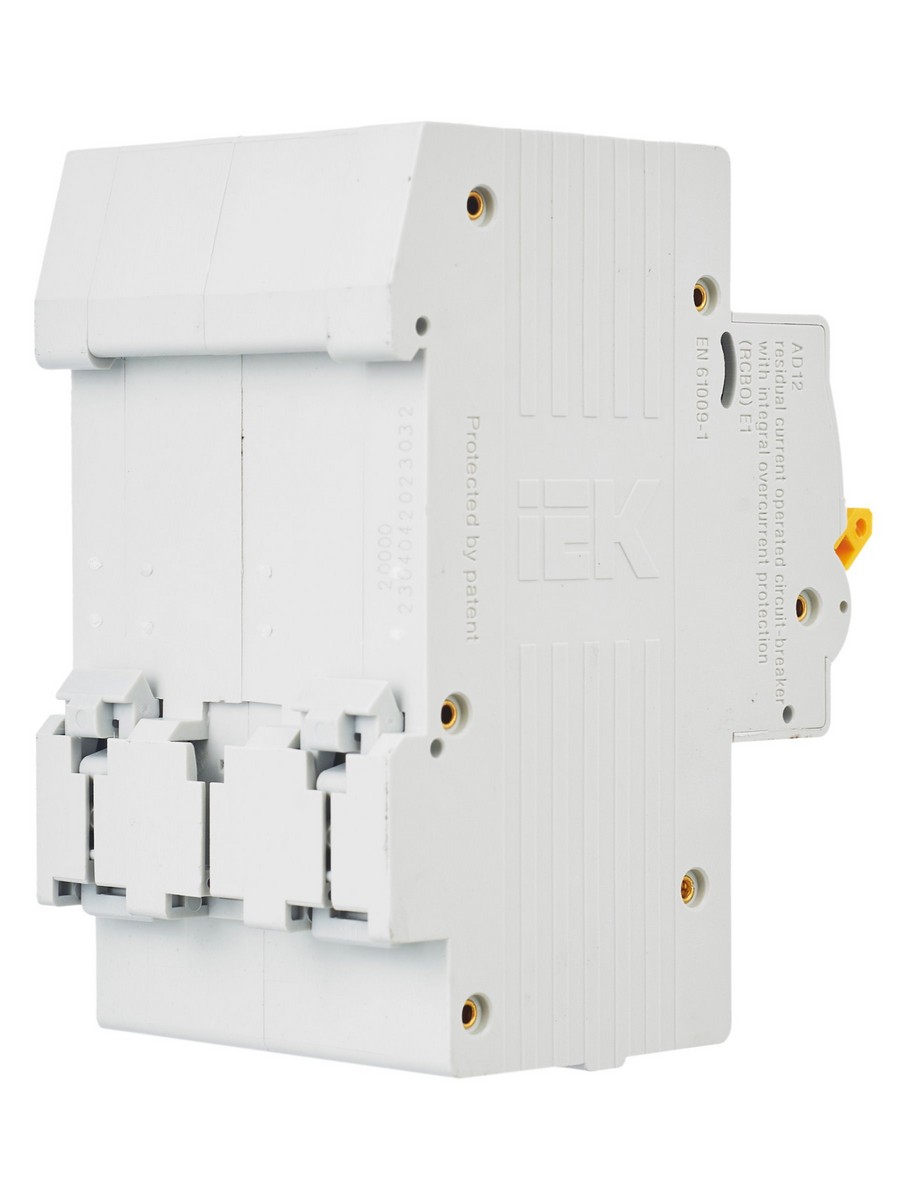 IEK Дифференциальный автоматический выключатель IEK KARAT АД12 2Р 32A 30мА MAD10-2-032-C-030 