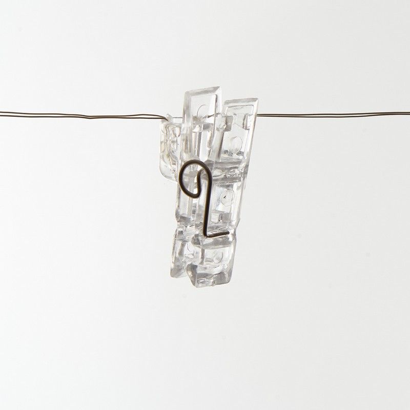 Гирлянда линейная Feron CL574 Прищепки статичная 4,5м USB 5000K 41653