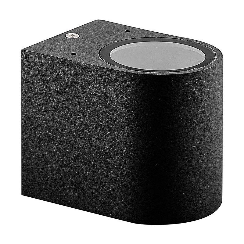 Уличные настенные светильники Светильник садово-парковый Feron DH014 на стену GU10 230V черный 11866 