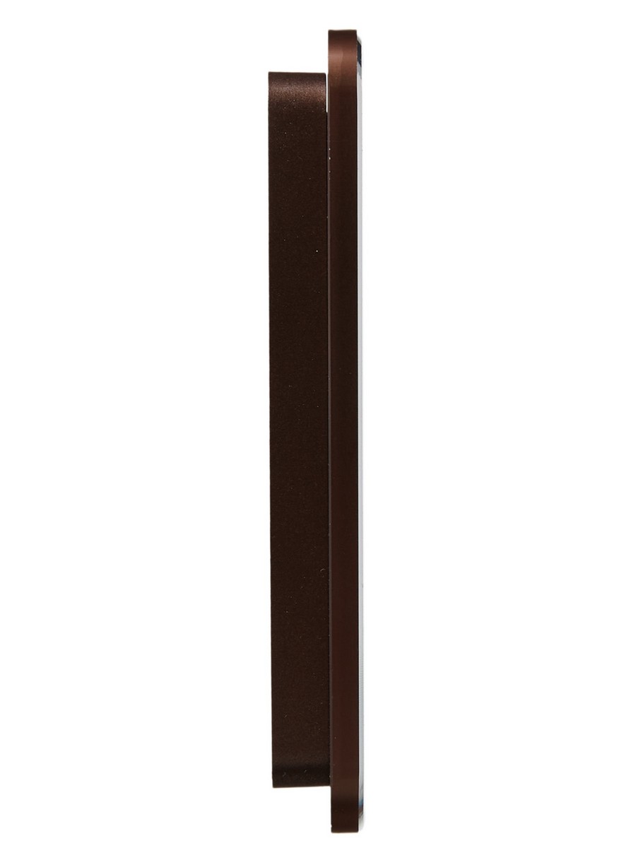 Рамка IEK BRITE DECOR Коричневый металл. скругл.угол 3-мест. РУ-3-1-Бр RE AL BR-M32-M-21-K30