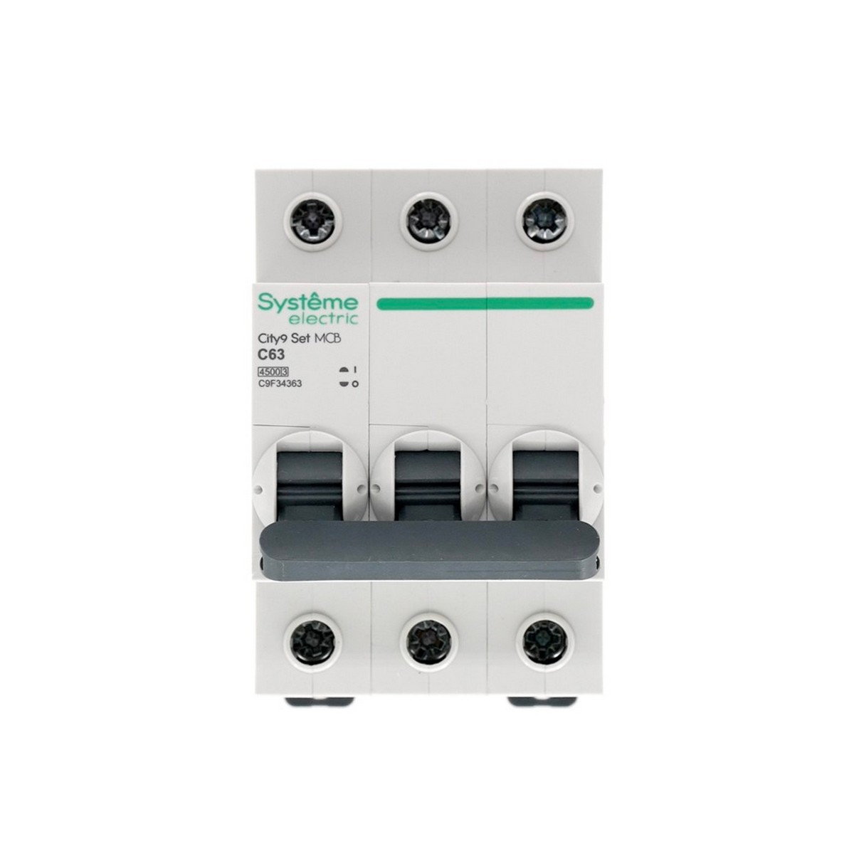3 полюсные (трехполюсные) Автоматический выключатель SE City9 Set (АВ) С 63А 3P 4.5kA 400В C9F34363 