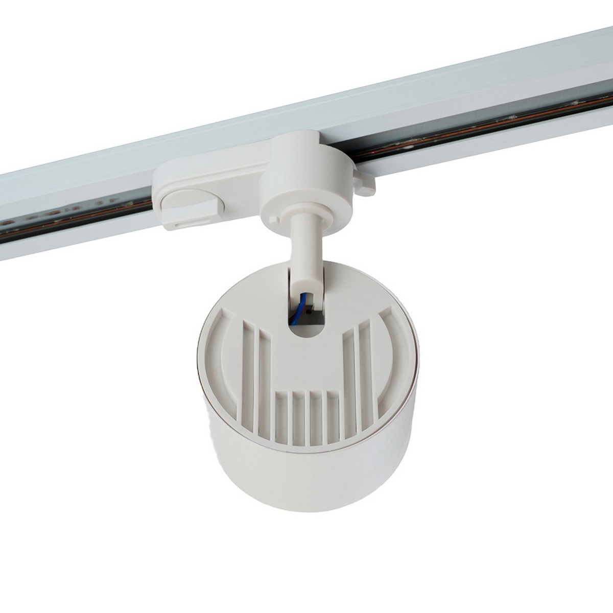 Трековые светодиодные светильники Светодиодный светильник Feron AL138 трековый 12W 4000K 110 градусов белый 51179 