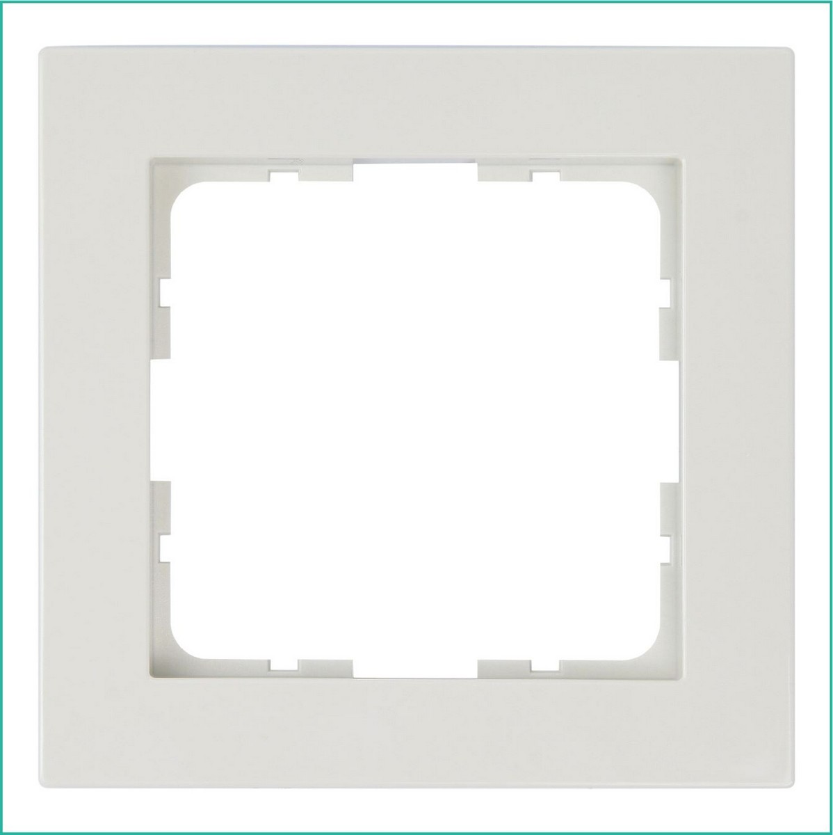 JASMART G - розетки и выключатели Рамка JASMART G-Classic 1-постовая слоновая кость G1001V