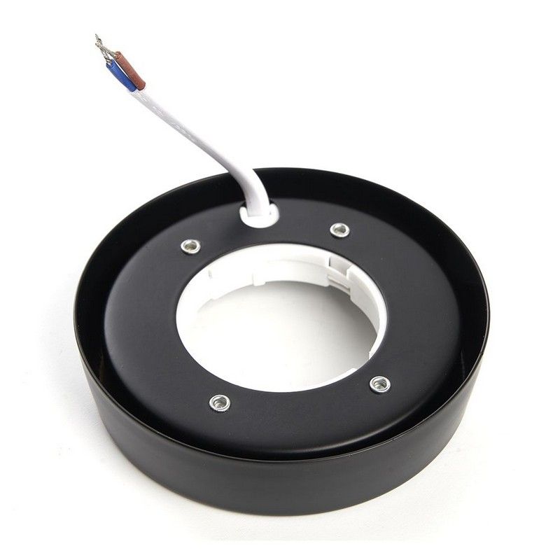 Накладные светодиодные светильники Светильник накладной Feron HL63 потолочный GX53 черный матовый 41706 