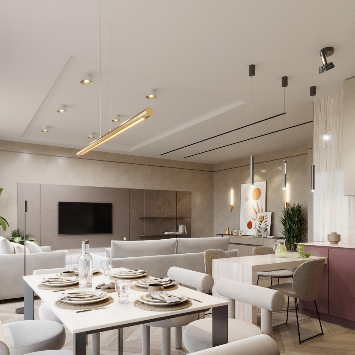 Настенный светильник ODEON LIGHT 6643/7WL MALI