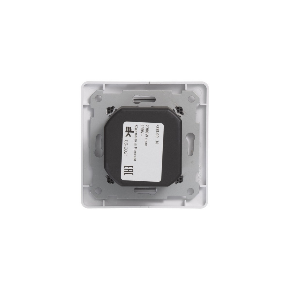 Glossa Белый Термостат Systeme Electric Glossa Белый электронный теплого пола с датчиком, 10A  GSL000138