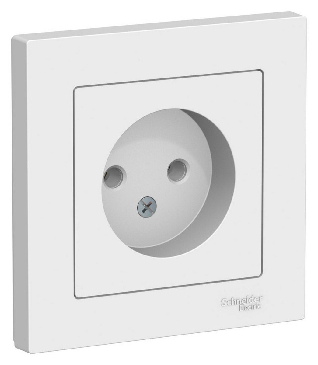 Розетка Systeme Electric AtlasDesign Лотос б/з, 16А, в ATN001340