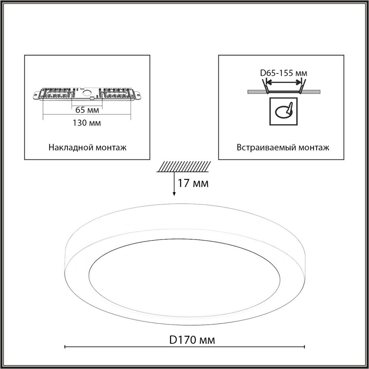 Светильник потолочный СОНЕКС 7788/12L NEBULA BLACK 